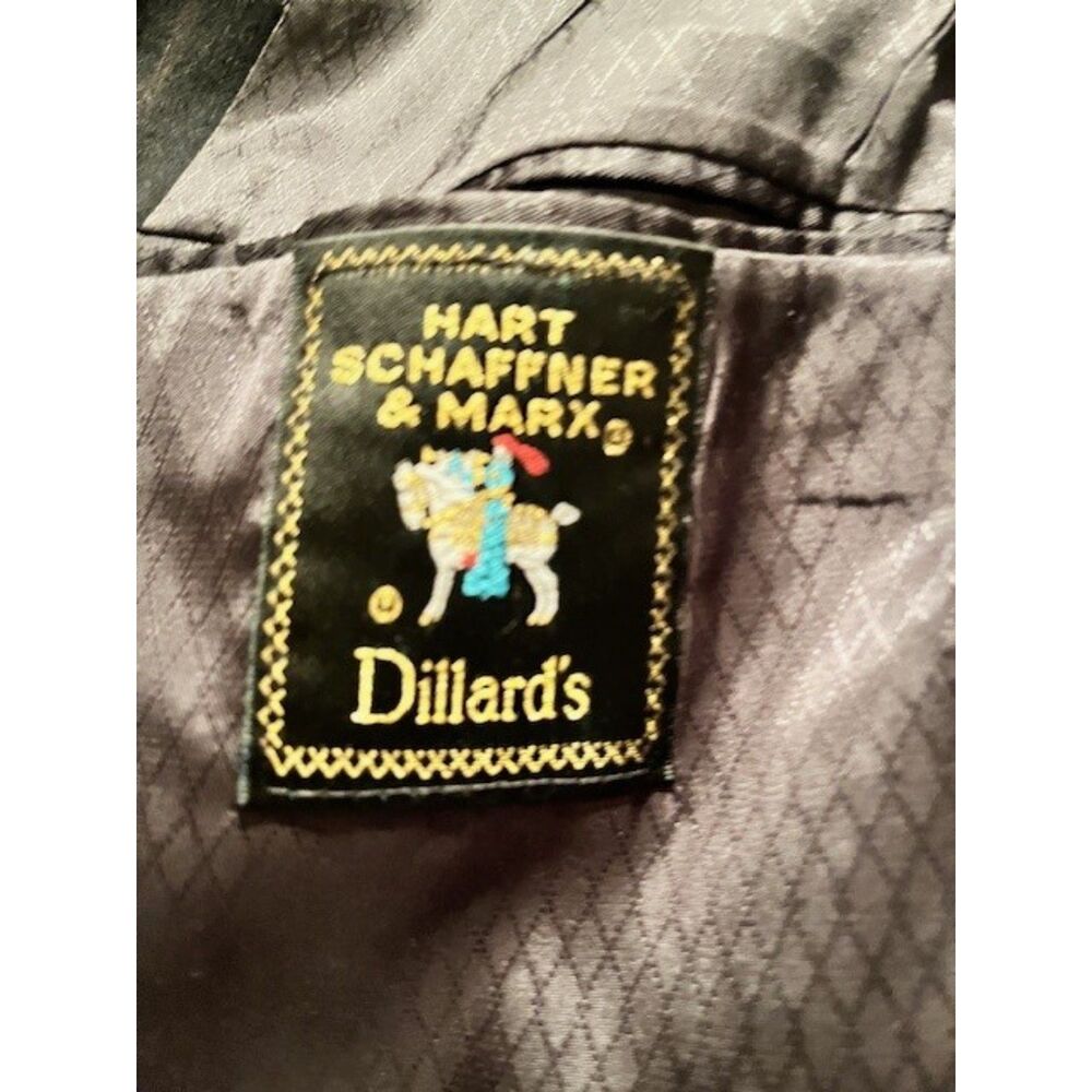 HART SCHAFFNER & MARX pinstripe suit coat 46L - Picture 6 of 6